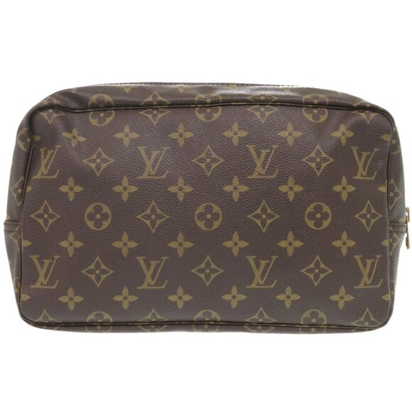 LOUIS VUITTON Brown Monogram Pouch - Picture 3 of 10